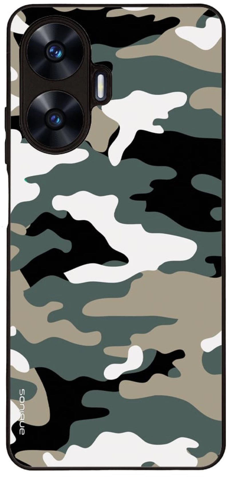 Θήκη Sonique Camouflage Army Series για Realme C55 Χακί
