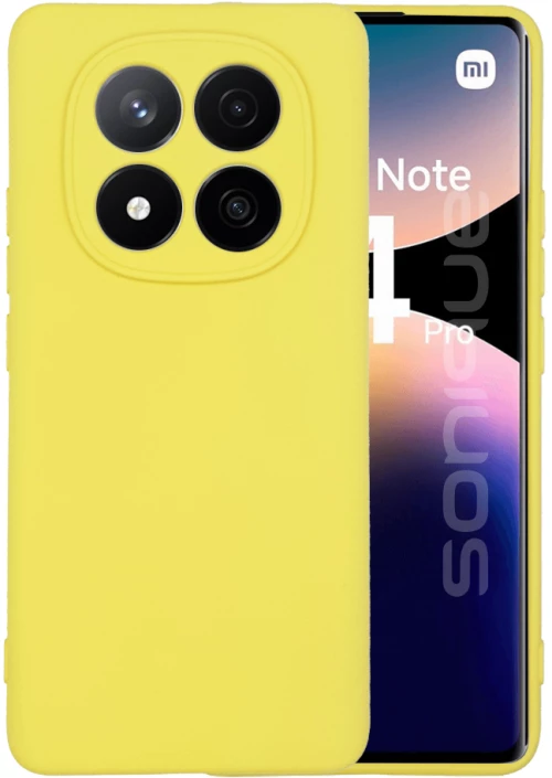 Θήκη Σιλικόνης My Colors Sonique Xiaomi Redmi Note 14 Pro 4G Κίτρινο