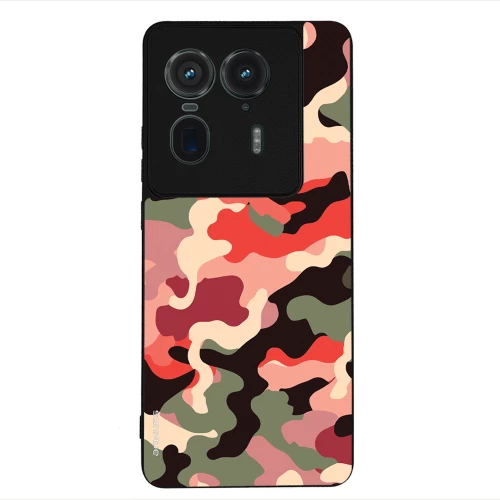Θήκη Sonique Camouflage Army Series για Motorola Edge 50 Ultra Κόκκινο