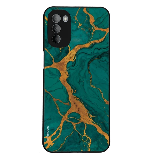 Θήκη Sonique Marble Series για Motorola Moto G31 4G / Moto G41 4G Πράσινο