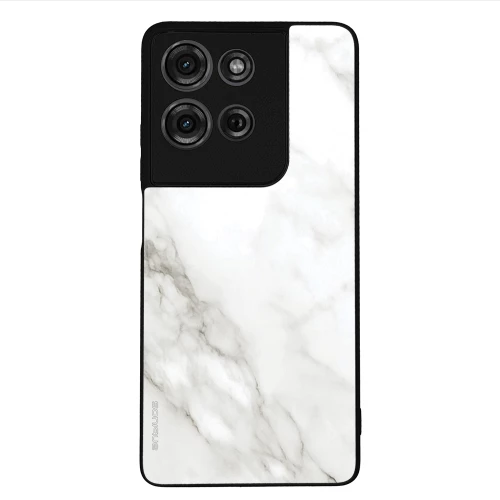 Θήκη Sonique Marble Series για Motorola Moto G75 5G Λευκό