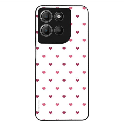 Θήκη Sonique Heart Series για Motorola Moto G15 4G / Moto G15 Power Λευκό 01