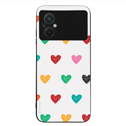 Θήκη Sonique Heart Series για Xiaomi Poco M5 Λευκό 02