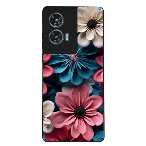 Θήκη Sonique 3D Flower Series για Motorola Edge 50 Fusion 5G Ροζ 01