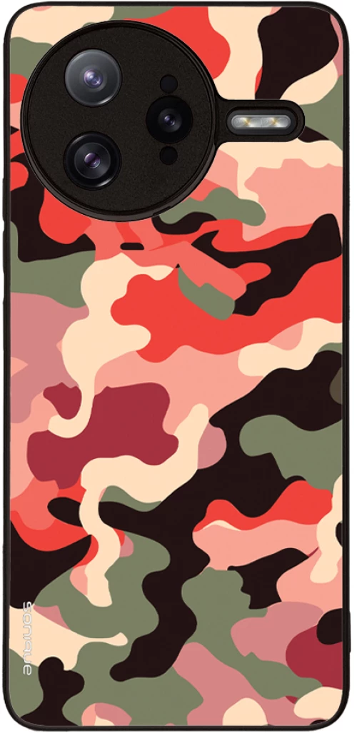 Θήκη Sonique Camouflage Army Series για Xiaomi Poco F7 Ultra 5G Κόκκινο