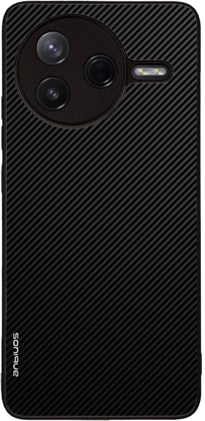Θήκη Sonique Carbon Series για Xiaomi Poco F7 Pro 5G Μαύρο