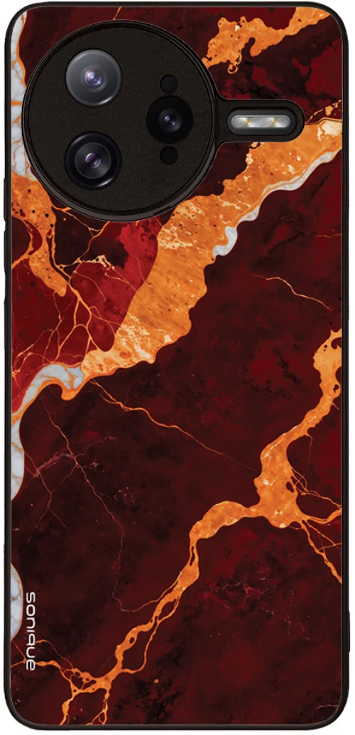 Θήκη Sonique Marble Series για Xiaomi Poco F7 Ultra 5G Κόκκινο