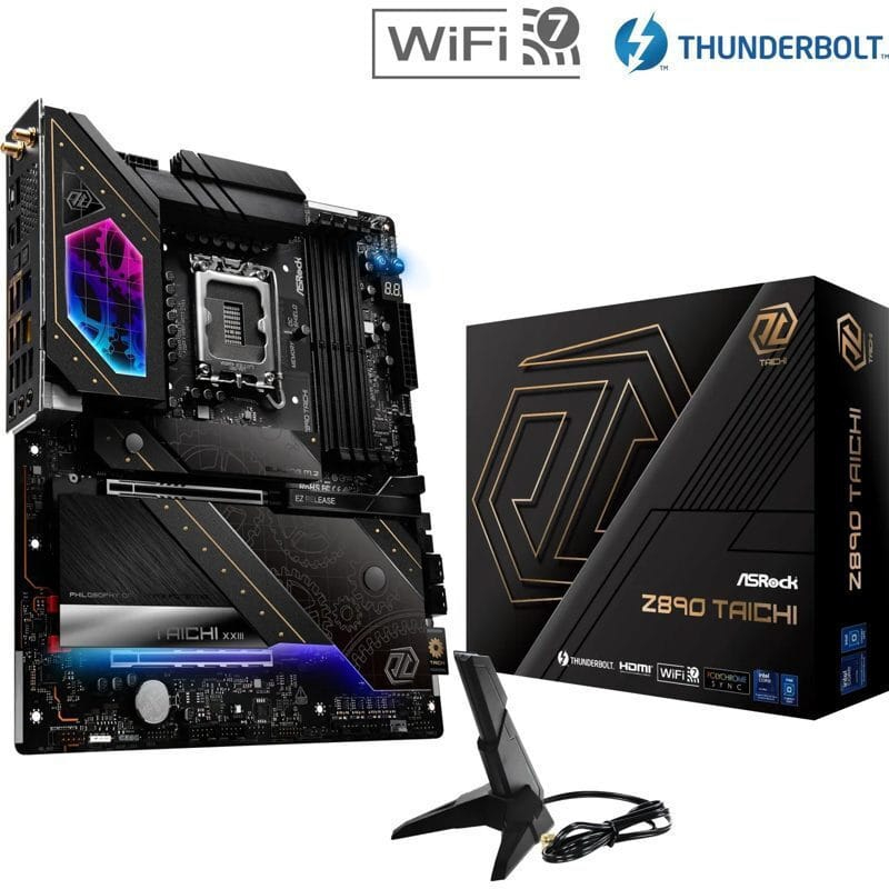 ASRock Z890 Taichi Wi-Fi Motherboard ATX με Intel 1851 Socket (90-MXBPR0-A0UAYZ)