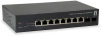 LevelOne GEP-1051 Managed L2/L3/L4 Gigabit Ethernet (10/100/1000) Black Power over Ethernet (PoE) (GEP-1051)