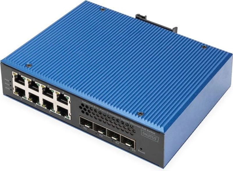Digitus DN-651161 Managed L3 PoE Switch με 8 Θύρες Ethernet και 4 SFP Θύρες