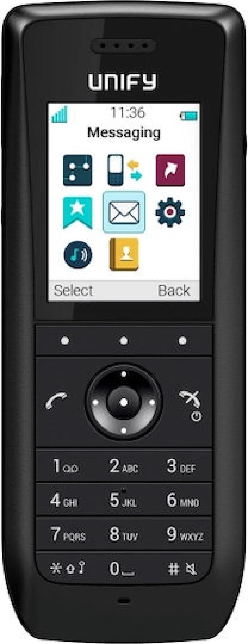 Siemens OpenScape WL4 Ασύρματο Τηλέφωνο IP 4 γραμμών Μαύρο (L30250-F600-C327)