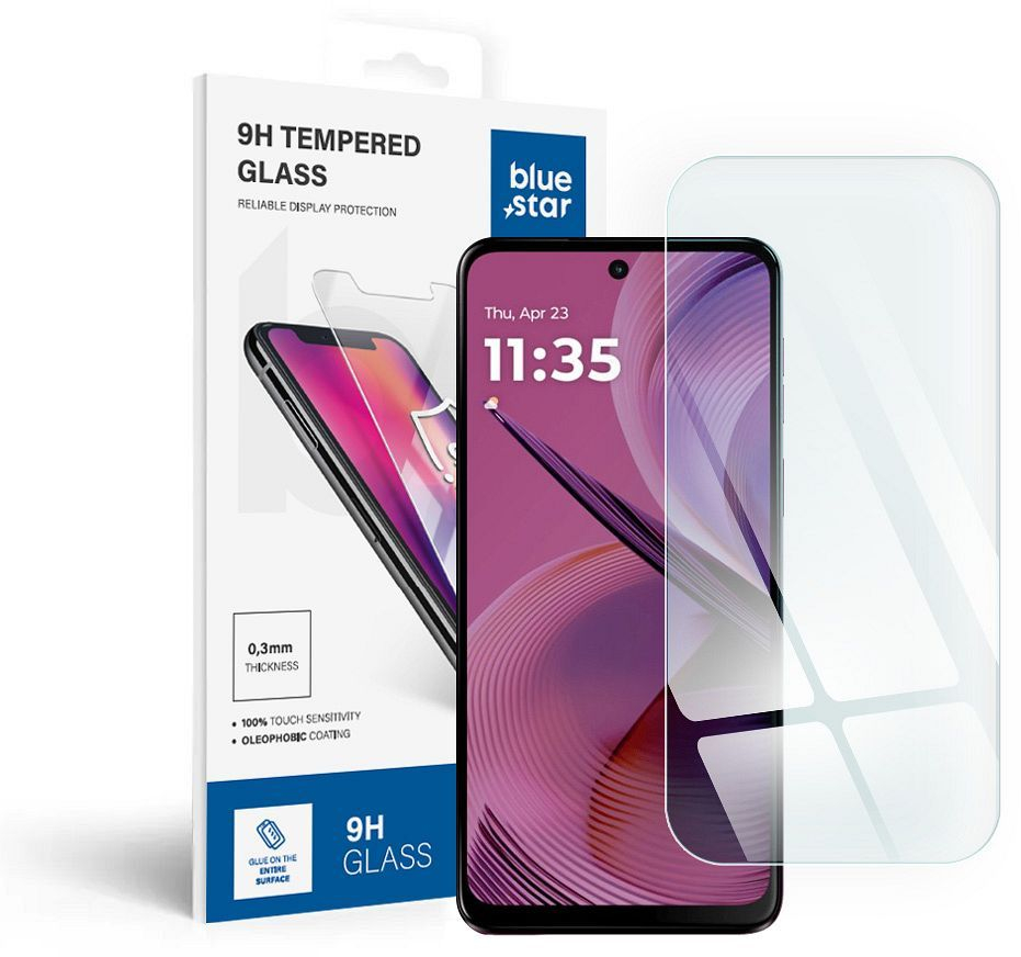 Tempered Glass Blue Star - Motorola G55