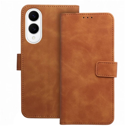 TENDER Book Case for SAMSUNG S25 Edge brown