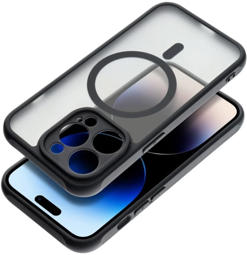 FULL MATTE MAG COVER case compatible with MagSafe for XIAOMI REDMI NOTE 14 5G black