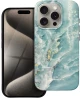 FORCELL F-PROTECT Mirage, Military Drop-Tested case compatible with MagSafe for IPHONE 15 PRO green marble