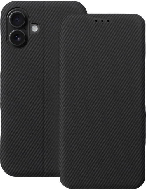 FOLIO Side Magnet book case for IPHONE 16 PLUS black