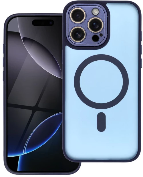 VARIETE MAG COVER Case compatible with MagSafe for IPHONE 12 PRO navy blue