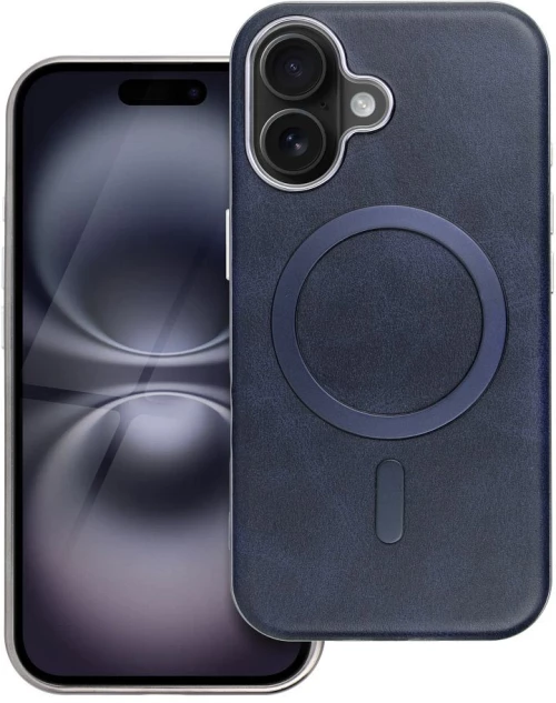 GENTLEMAN MAG COVER Case compatible with MagSafe for IPHONE 15 PRO navy blue