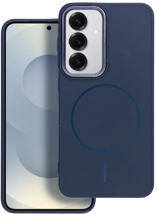 FRAME MAG COVER Case compatible with MagSafe for SAMSUNG S25 PLUS navy blue