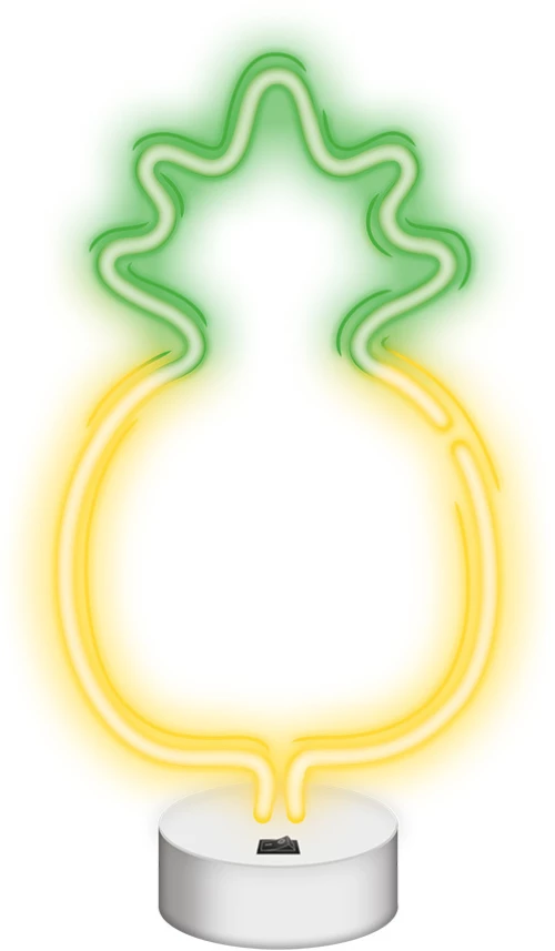 Neon LED on a stand PINEAPPLE yellow green NNE05 Neolia