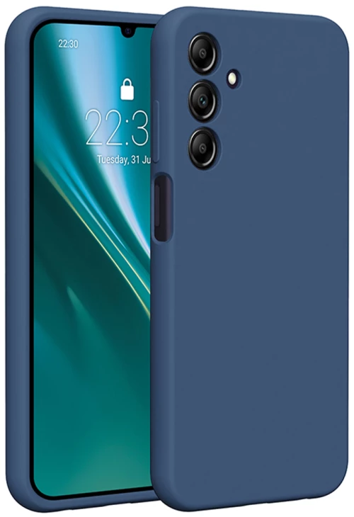 Etteri Silicone case for Samsung Galaxy A25 5G (global) dark blue