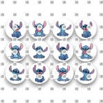 Βρώσιμα σχέδια Stitch - 12τμχ