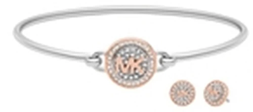 Σετ Βραχιόλι και Σκουλαρίκια Michael Kors MKJ8251SET Ανοξείδωτο ατσάλι