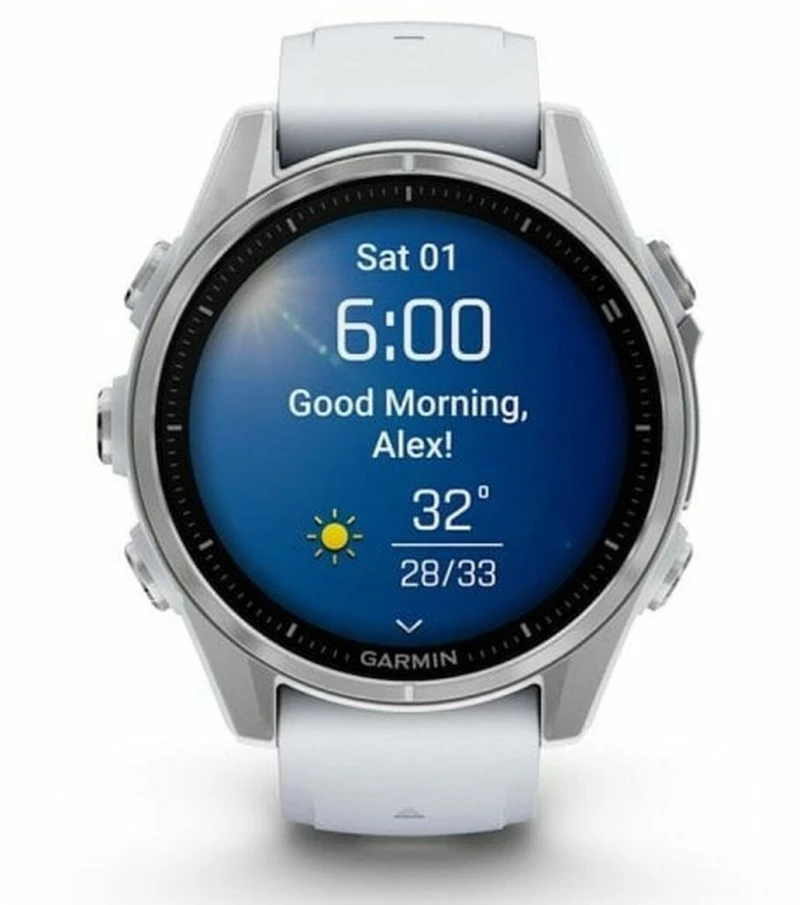 Smartwatch GARMIN 753759337971 Λευκό Ασημί