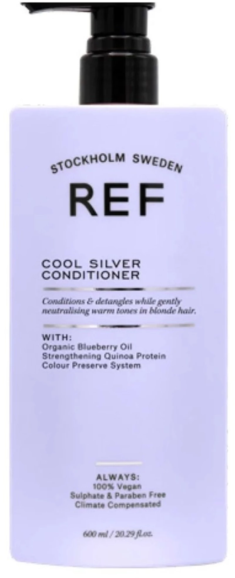 Ref Stockholm, Cool Silver, Sulfates-Free, Hair Conditioner, Neutralising Warm Tones, 600 ml