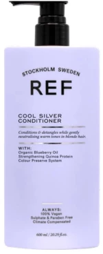 Ref Stockholm, Cool Silver, Sulfates-Free, Hair Conditioner, Neutralising Warm Tones, 600 ml