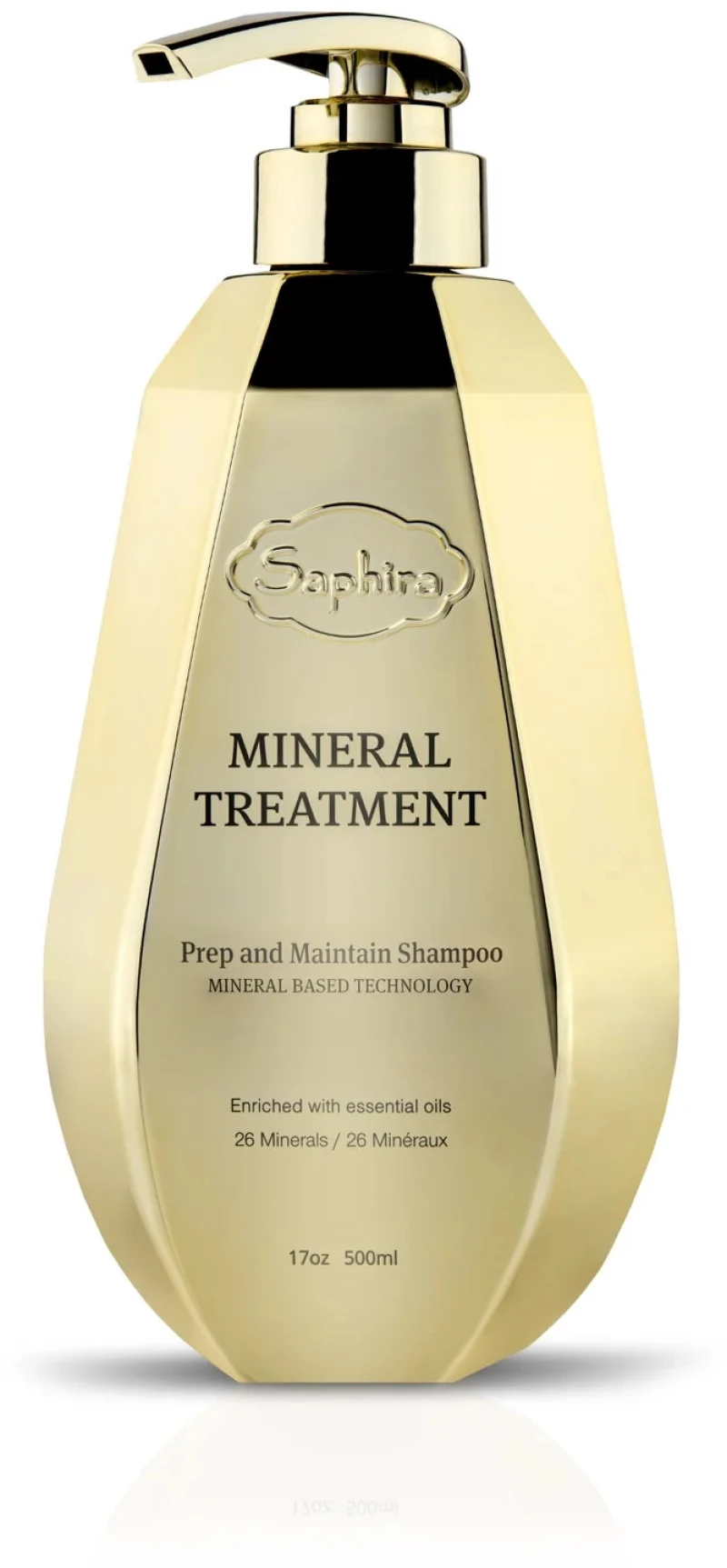 Saphira, Mineral, Essential Oils, Hair Shampoo, Anti-Frizz, 500 ml