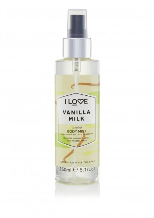 I Love Vanilla Milk Body Mist 165ml