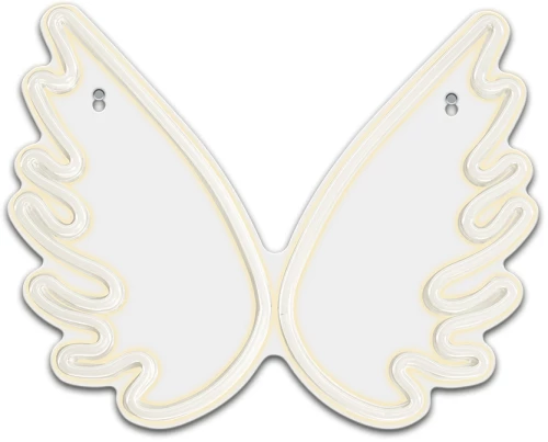 Λάμπα Neon PLEXI LED - Σχήμα Φτερά / Λευκό