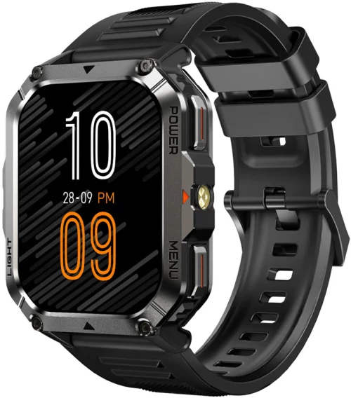 BLACKVIEW MULTI-FUNCTION SMARTWATCH WITH FLASHLIGHT COMPASS BT CALL & HEALTH MANAGEMENT BLACK