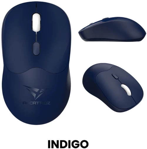 ALCATROZ SILENT BT5.4 WIRELESS MOUSE AIRMOUSE DUO 6R INDIGO