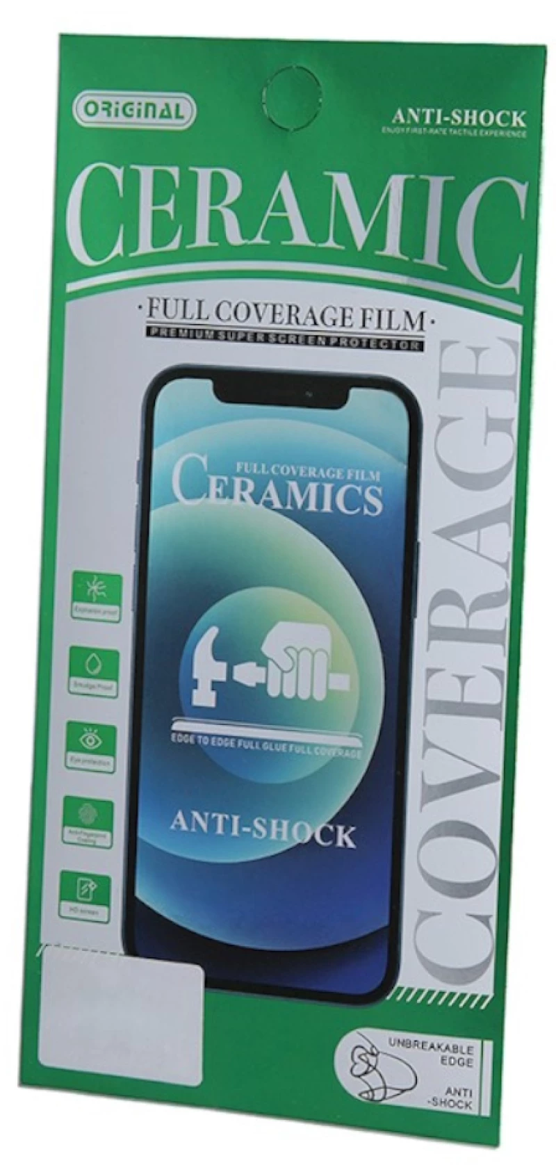 Tempered glass 9D Ceramic FULL GLUE για Xiaomi Redmi Note 14 Pro 4G / 5G - Μαύρο Πλαίσιο