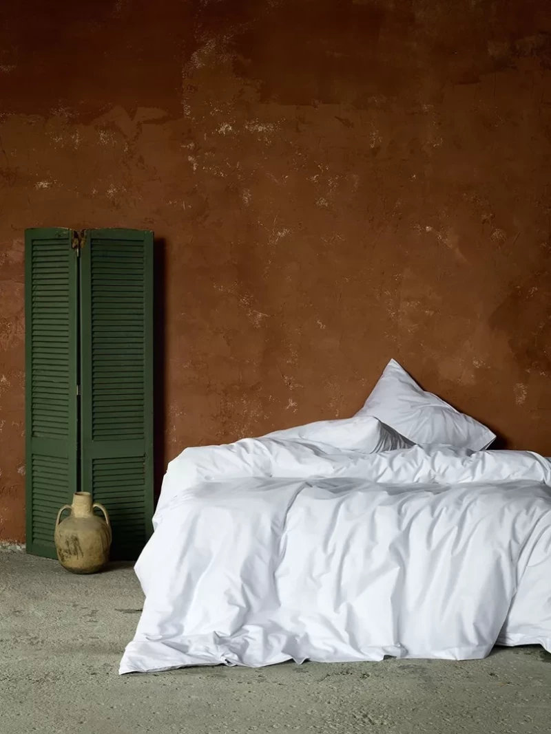 Παπλωματοθήκη Cotton Satin, 300 T.C. Λευκό Γίγας 250x270