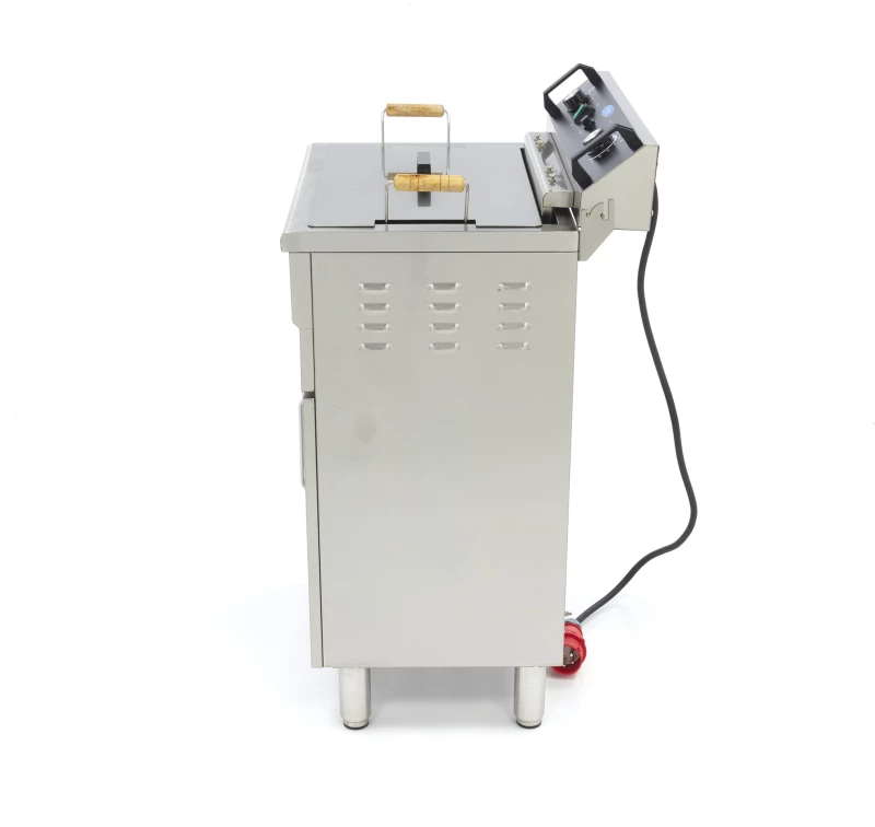 Deep Fryer - 30L - 1 Basket - with Drain Tap and Stand