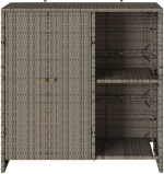 vidaXL Ντουλάπα Αποθήκευσης Γκρι 100x36x102 εκ Ρατάν