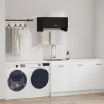 ντουλάπα vidaXL Μαύρο Δρυ 70x32,5x35 εκ από Ξύλο