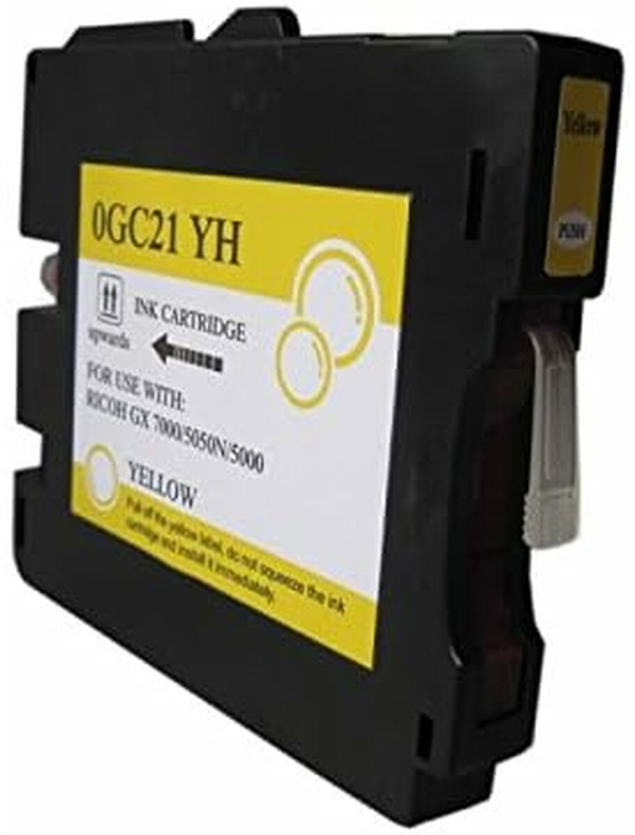 Αυθεντικό Φυσίγγιο μελάνης Ricoh GC-21Y Κίτρινο