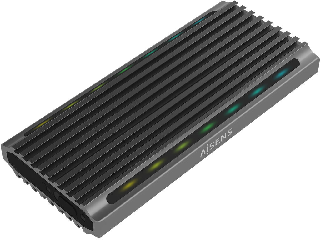 Θήκη Σκληρού Δίσκου Aisens ASM2-RGB011GR Γκρι