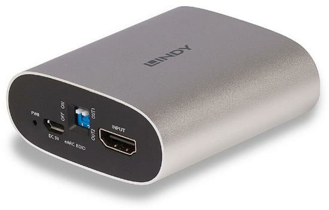 Αντάπτορας HDMI LINDY 38368 Ασημί