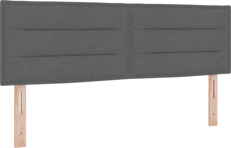 vidaXL Κρεβάτι Box Spring με στρώμα σε σκούρο γκρι, 140x200 εκ.