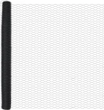 vidaXL Εξάγωνη Φράχτη Γκρι 1.6x25 μ Ατσάλι