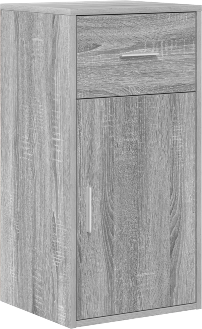 vidaXL Γωνιακό Γραφείο Γκρι Sonoma 102x88x75 cm Φτιαγμένο Ξύλο