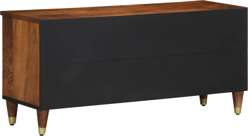 vidaXL Ντουλάπα τηλεόρασης 100x33x46 εκ. Μασίφ ξύλο μάνγκο