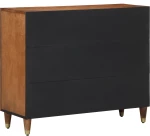 vidaXL Μπουφέ 90x33x75 εκ. Μασίφ ξύλο μάνγκο