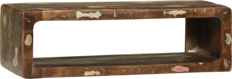 vidaXL Ντουλάπι Τηλεόρασης Πολύχρωμο 80x30x25 cm Μασίφ Ξύλο Ανακυκλωμένο