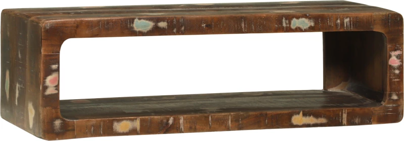 vidaXL Ντουλάπι Τηλεόρασης Πολύχρωμο 80x30x25 cm Μασίφ Ξύλο Ανακυκλωμένο